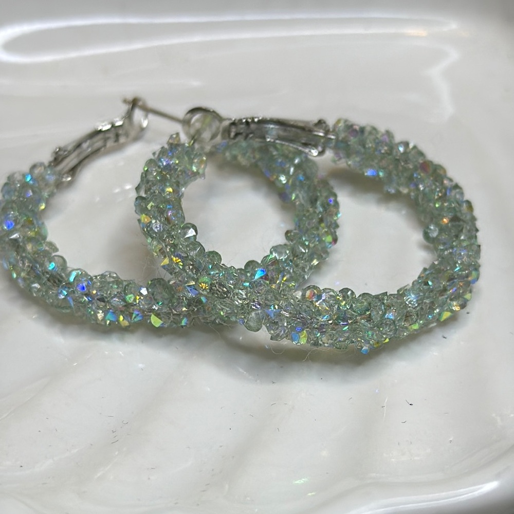 Green Beaded Necklace Natural Organic Design Mermaid-core - Picture 4 of 5